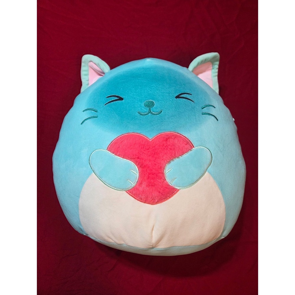 Squishmallows  2025 Valentine 8" Sigrid the Cat Plush  Gently Loved